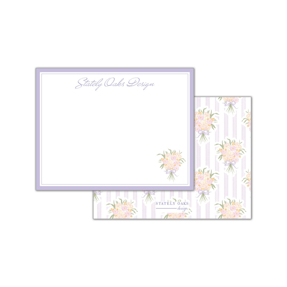 Lavender Bouquet Notecard