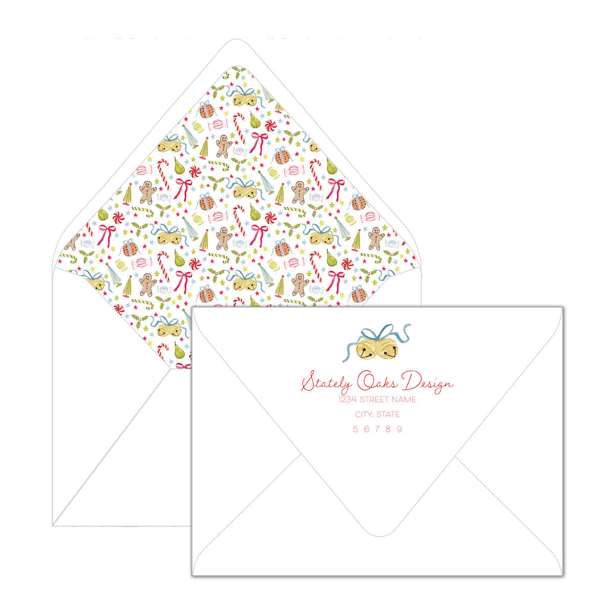 Feeling Festive Bow Invitation