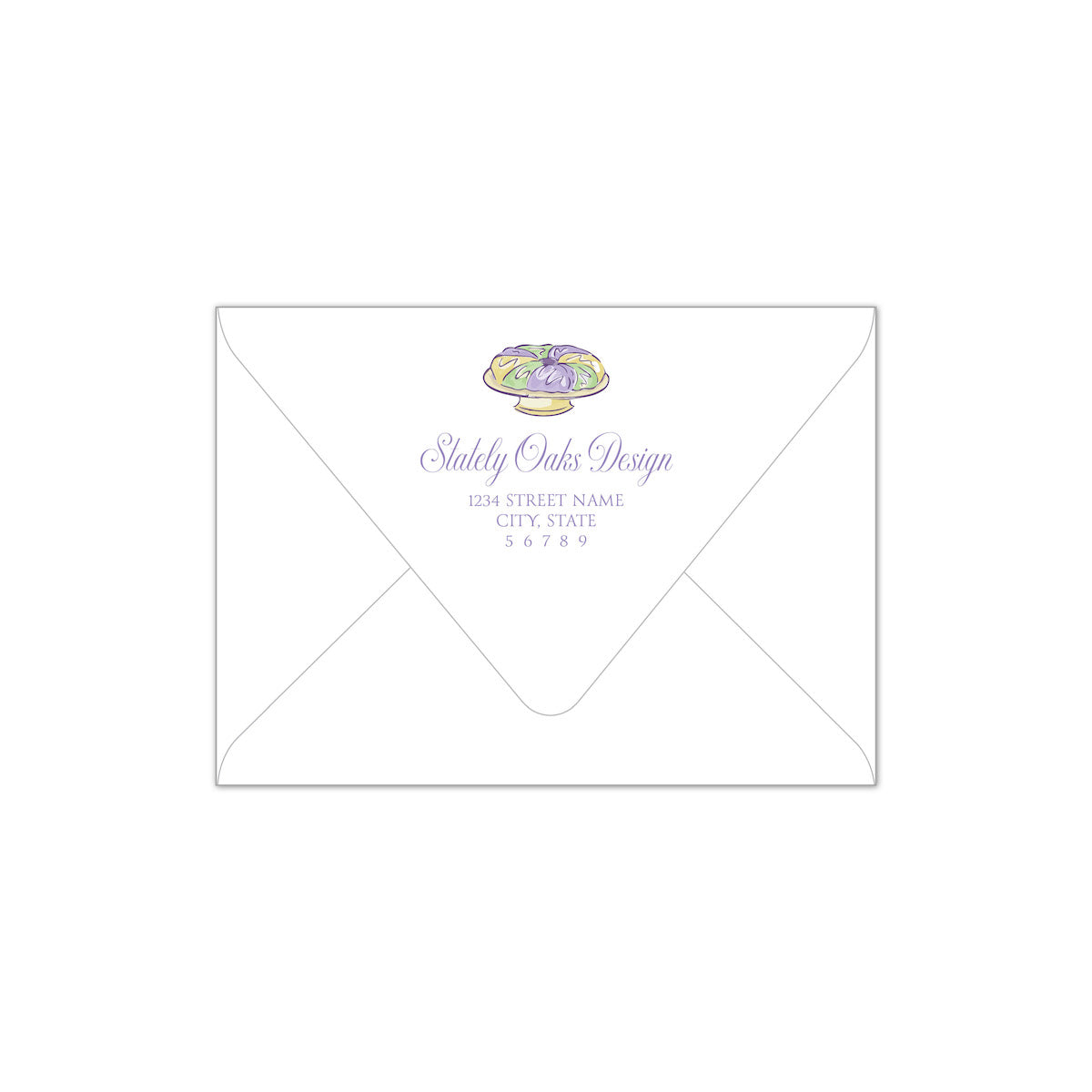 King Cake Party Invitation