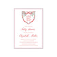 Christmas Floral Invitation