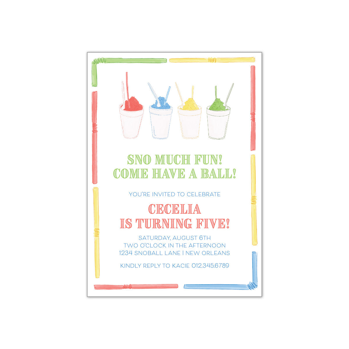 Snoball Invitation