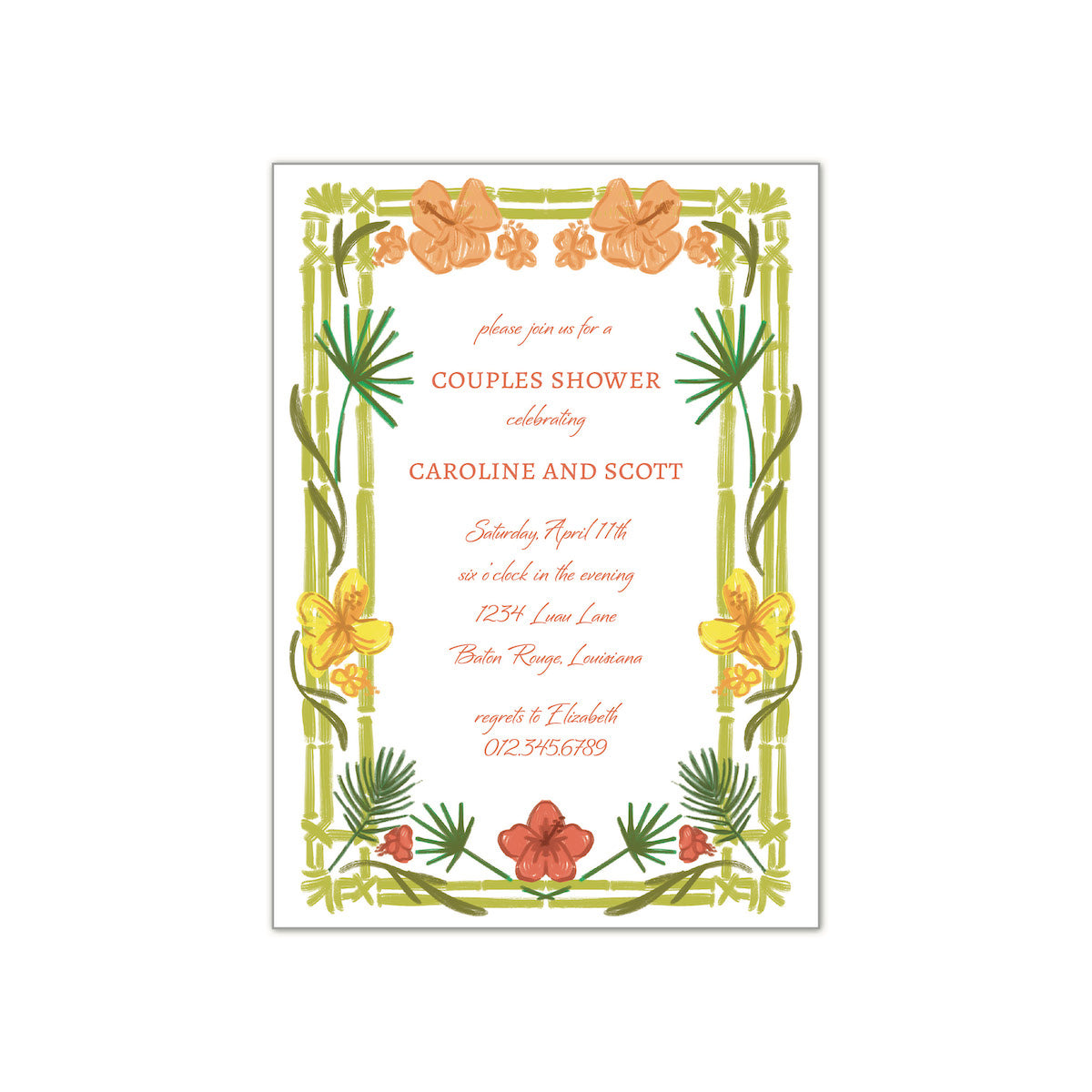 Luau Invitation