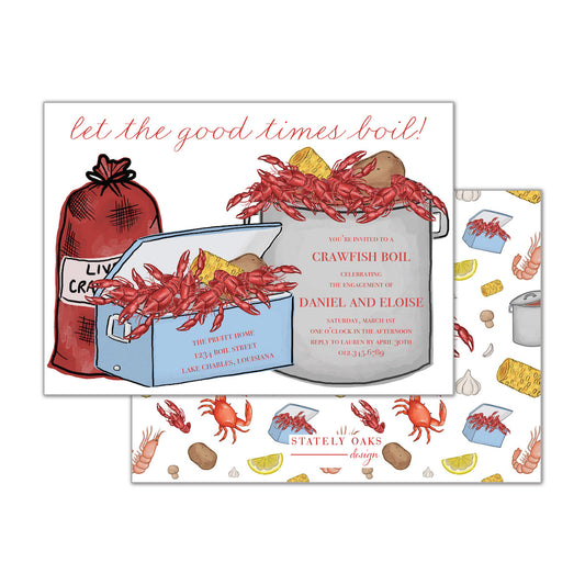 Crawfish Boil Invitation