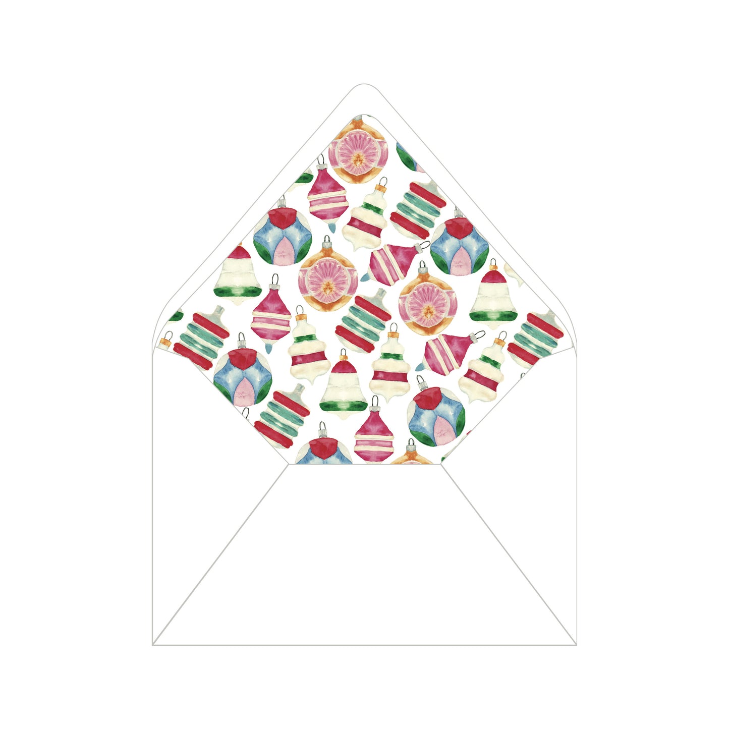 Merry and Bright Trees Ornament Back