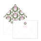 Pink Ribbon Holly Wreath Festive Back