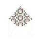 Pink Ribbon Holly Wreath Festive Back