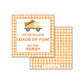 Loads of Fun - orange gingham Gift Tag