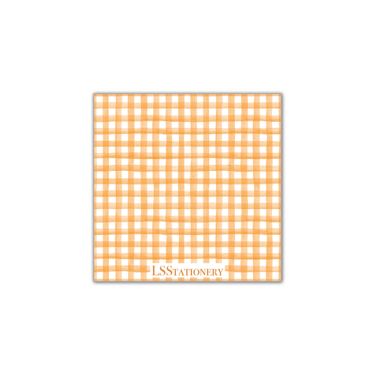 Loads of Fun - orange gingham Gift Tag