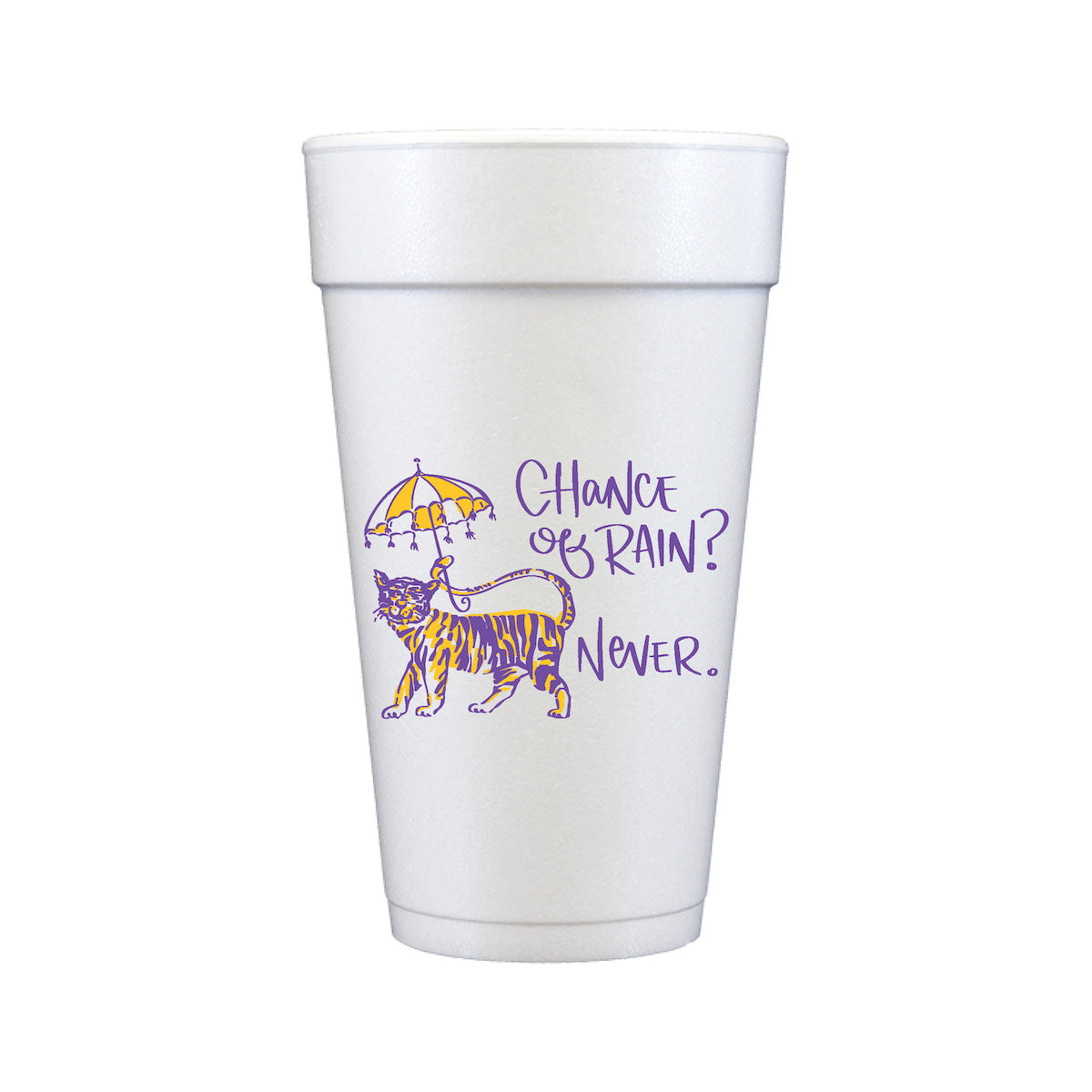 Chance of Rain Styrofoam Cups [sleeve]