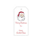 Red Santa Gift Tag