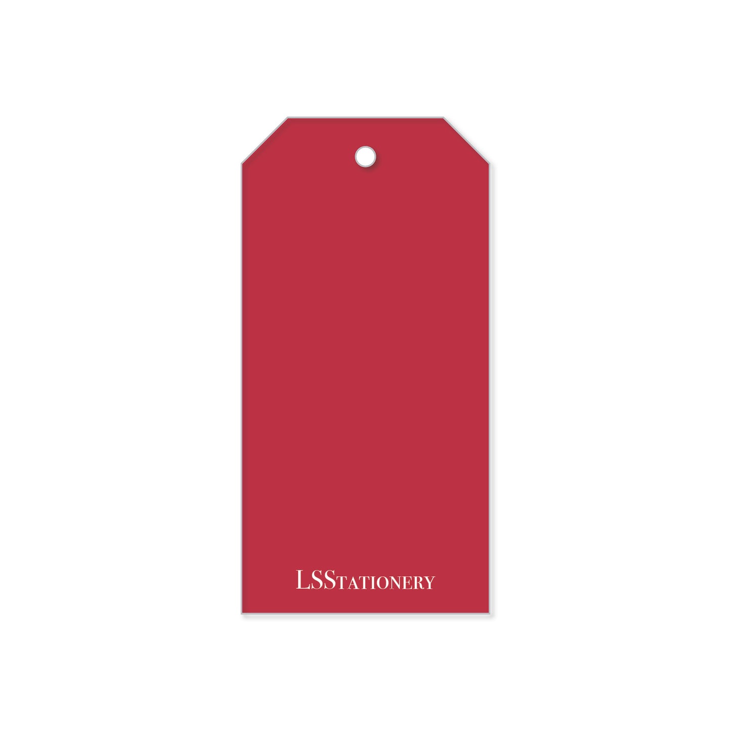 Red Santa Gift Tag