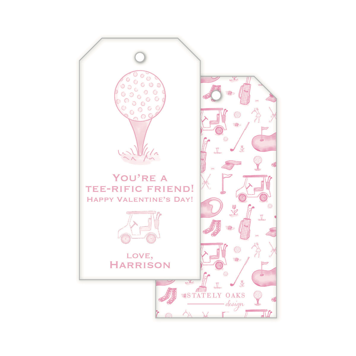 Tee-Rific Friend Pink Gift Tag