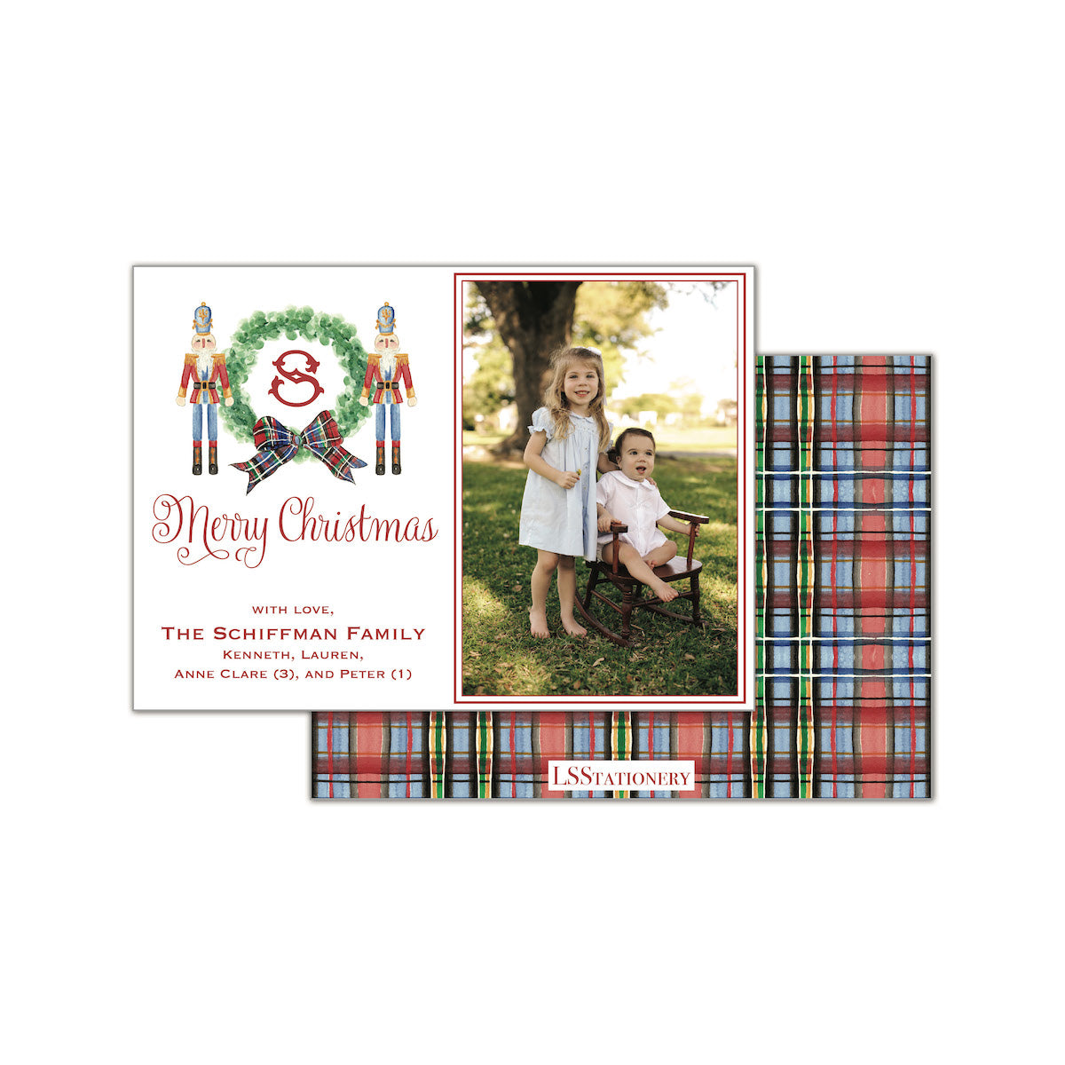 Waldorf Christmas Plaid Landscape