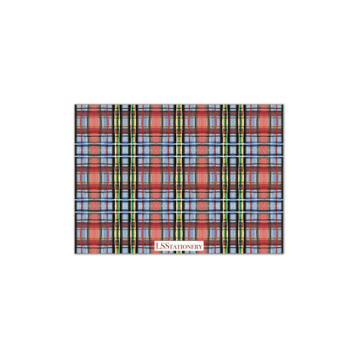 Waldorf Christmas Plaid Landscape