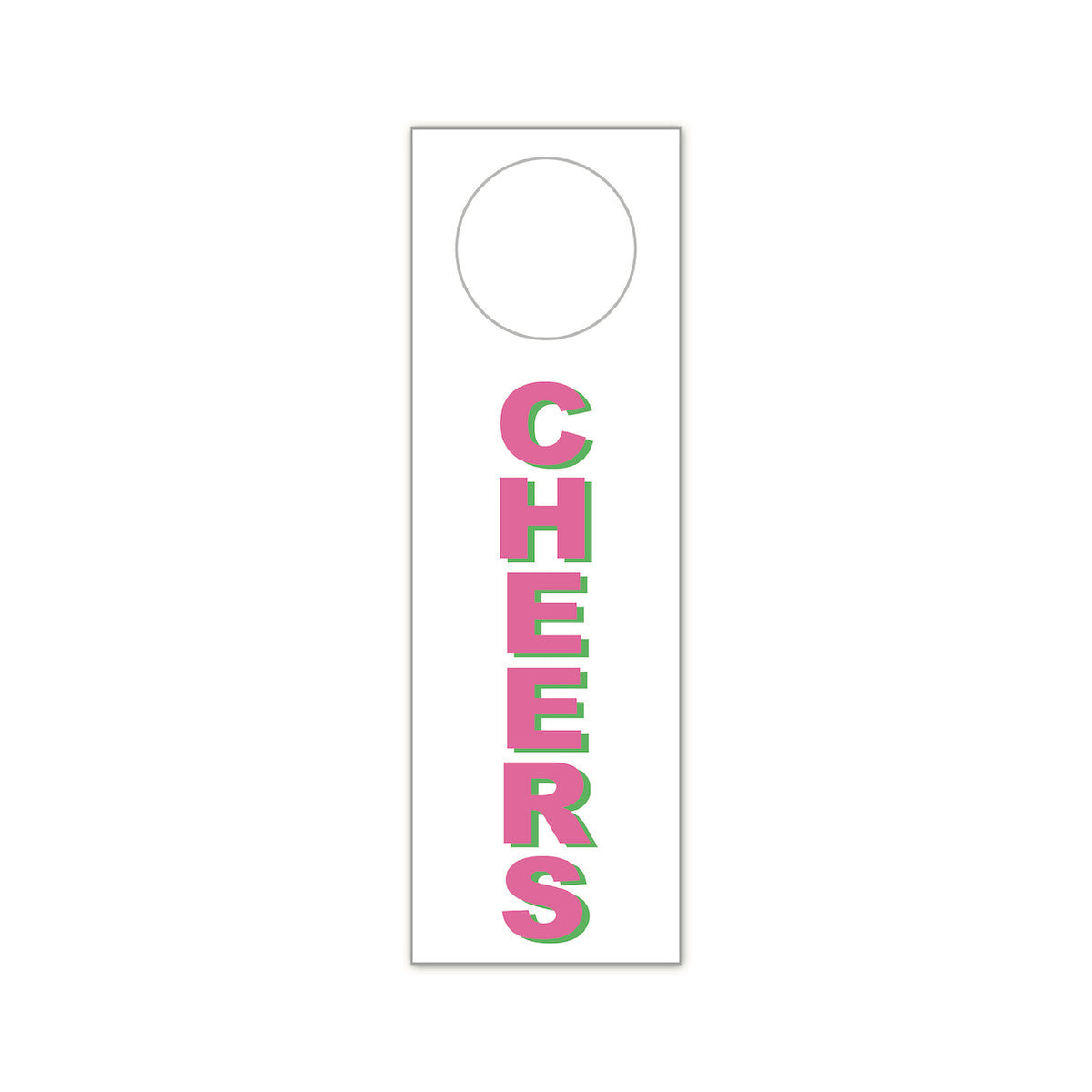 Bright Cheers Wine Tag